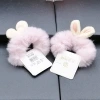 A2417 Fangfang Hairball Rabbit Ear Hair Band, Hair Rope, Hair band, Hair band, Rubber Band, Japanese and Korean Accessories 2-yuan store wholesale details Picture
